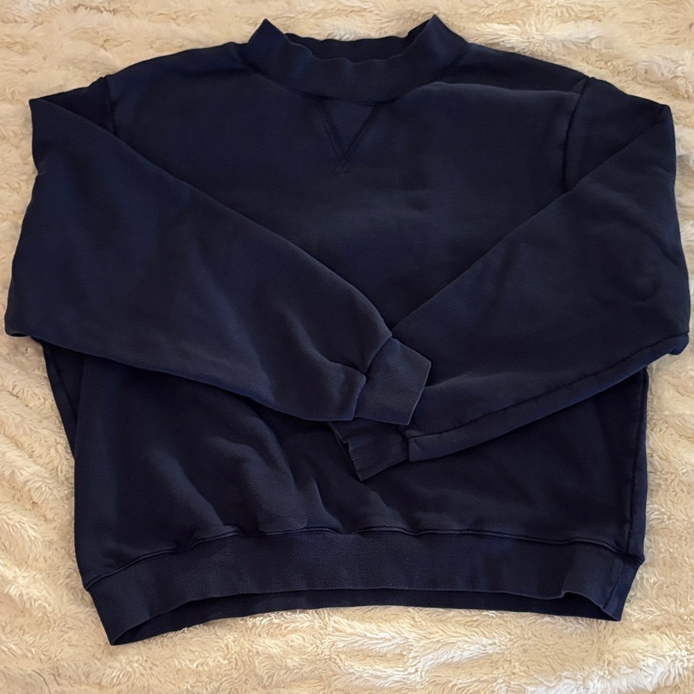 Classic Navy Parke Mockneck